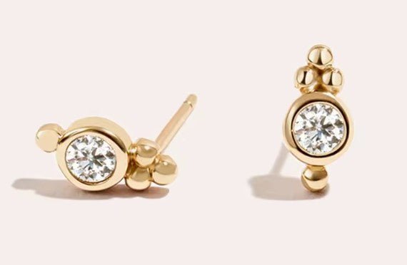 Golden Dew Studs - Summerdaze