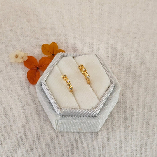 Braided Sparkle Huggies - Summerdaze