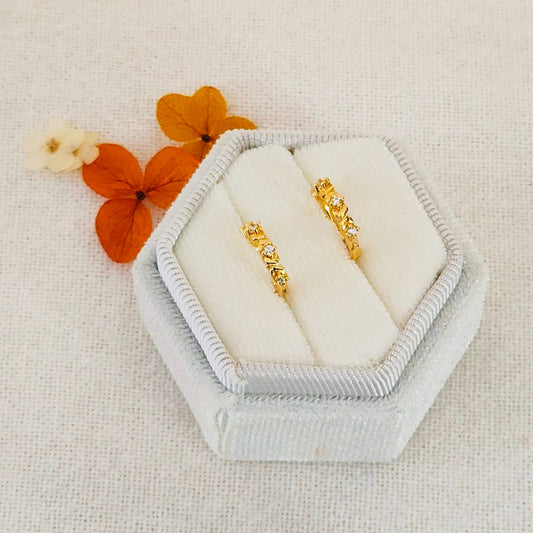 Braided Sparkle Huggies - Summerdaze