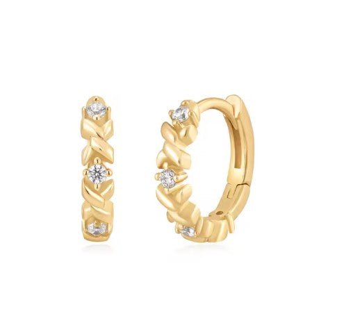 Braided Sparkle Huggies - Summerdaze